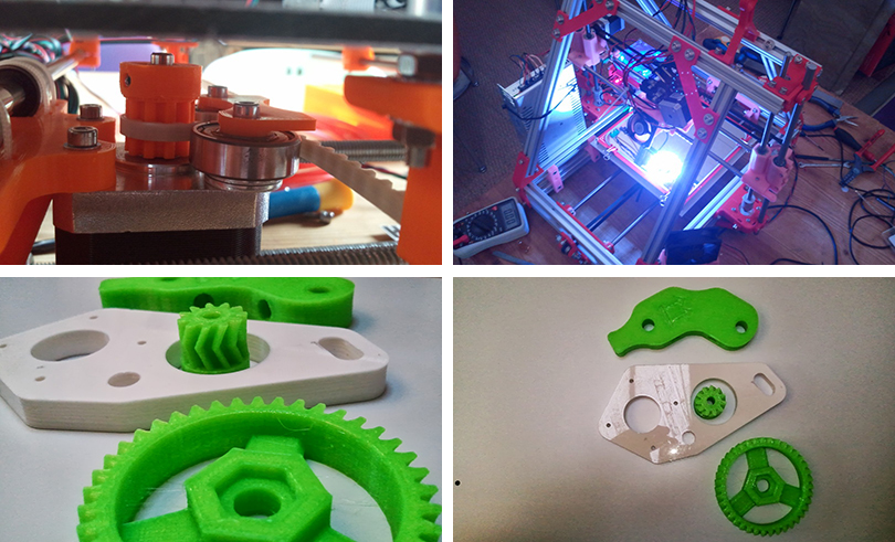 3D Drucker, Autoreplikation mit Thermoplast 